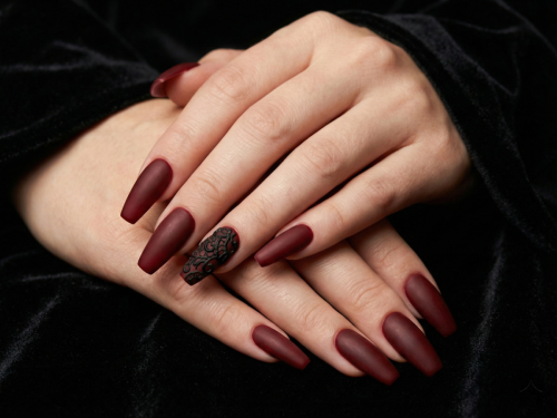 DIY Gothic Coffin Nails