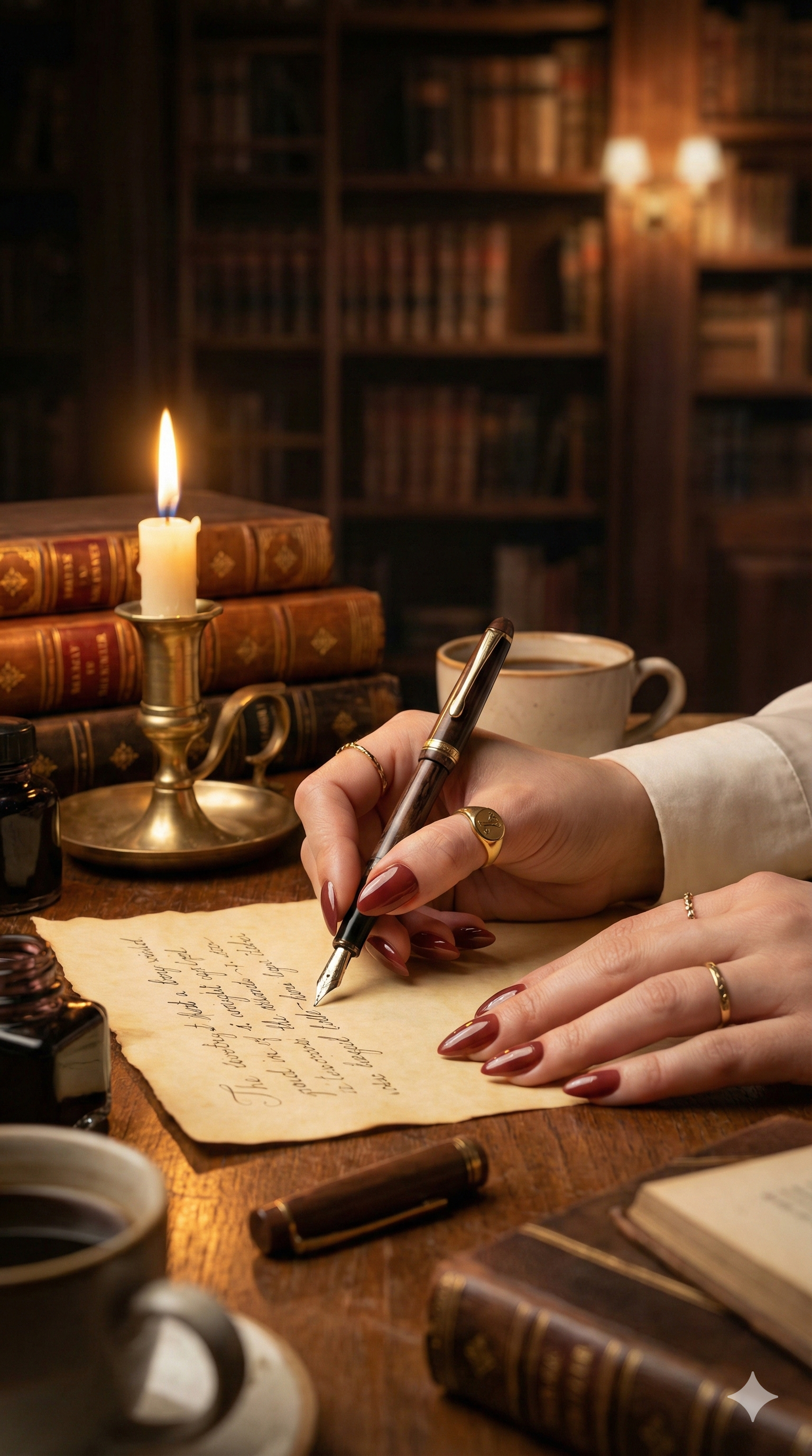 matte-black-coffin-nails-3d-cross-charms-dark-academia